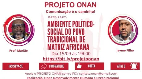 Jayme Filho, da Loja Axé, no Bate-Papo sobre Ambiente Politico-Social Do Povo Tradicional e Matriz Africana Jayme Filho, da Loja Axé, no Bate-Papo sobre Ambiente Politico-Social Do Povo Tradicional e Matriz Africana